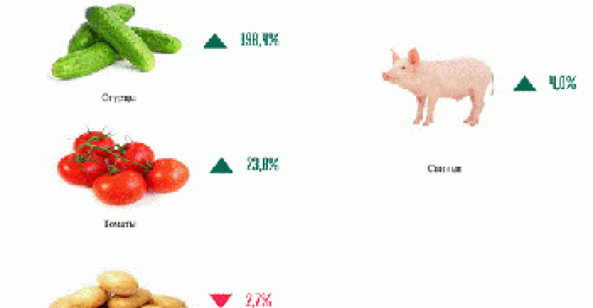 Об изменении цен производителей сельскохозяйственной продукции  Новосибирской области в декабре 2019 года